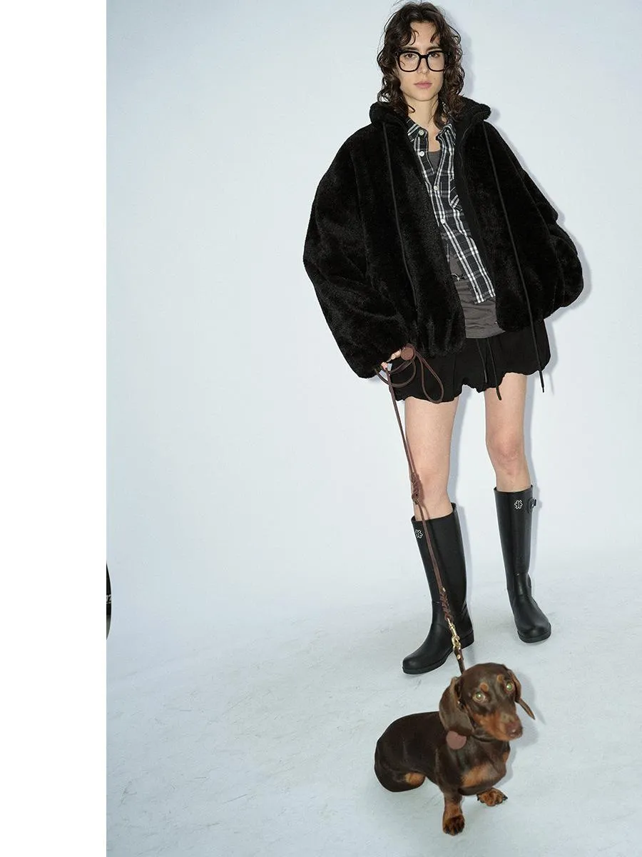 Oversized Faux Fur Jacket
