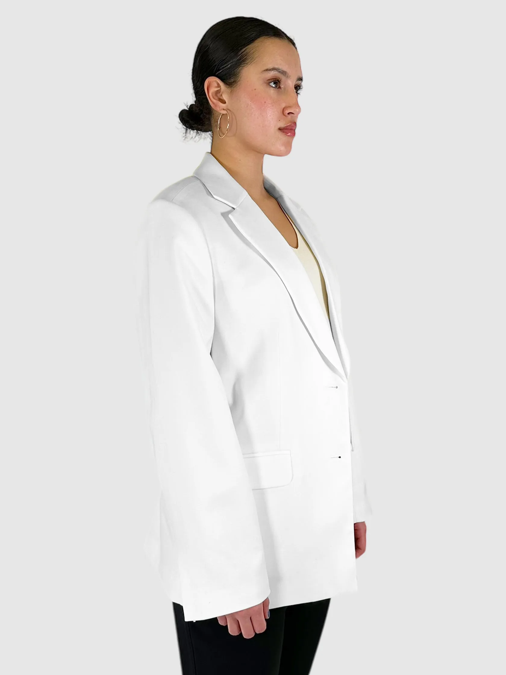 Oversized Single-Breasted Blazer