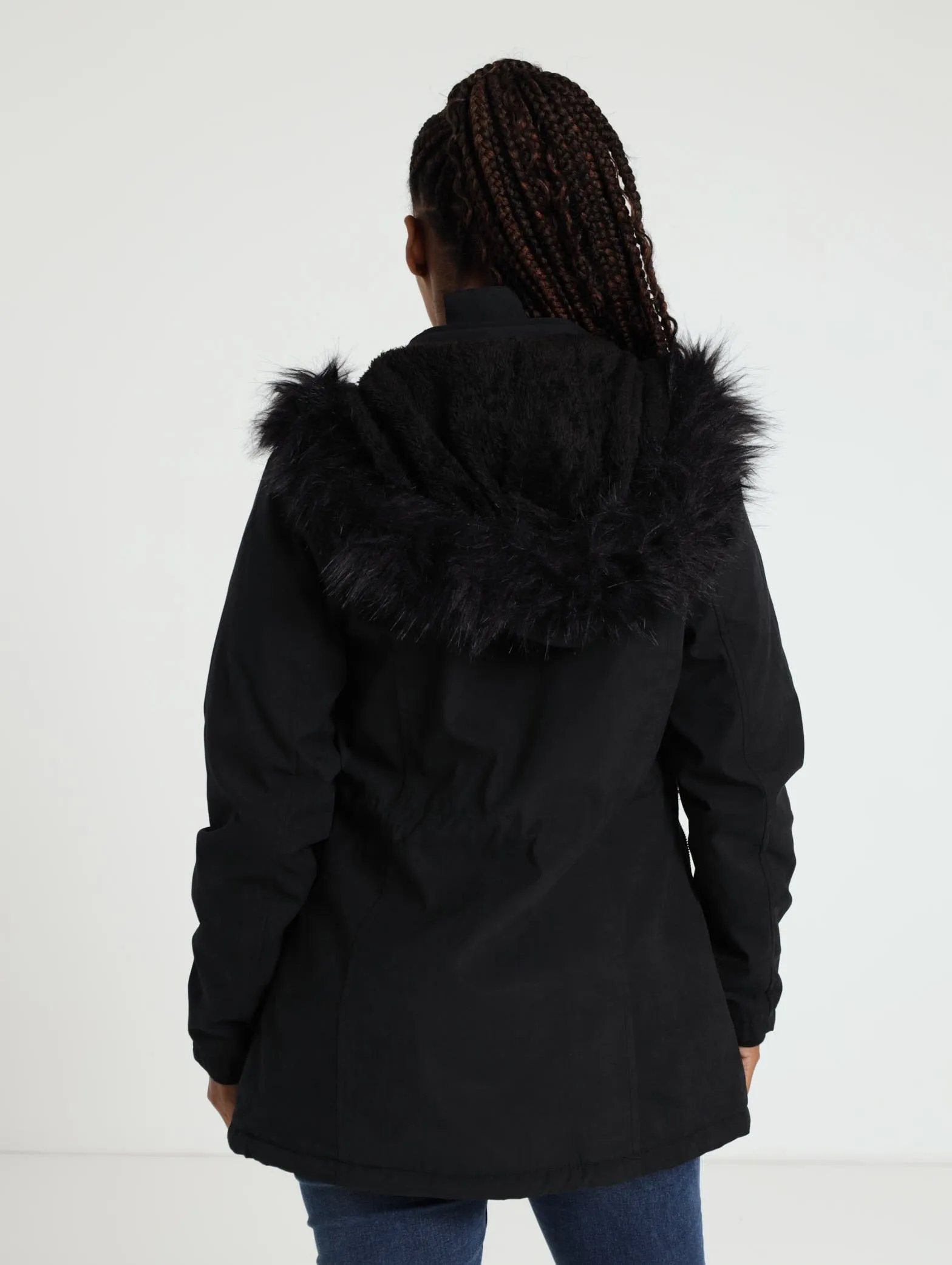 Padded Parker Jacket - Black