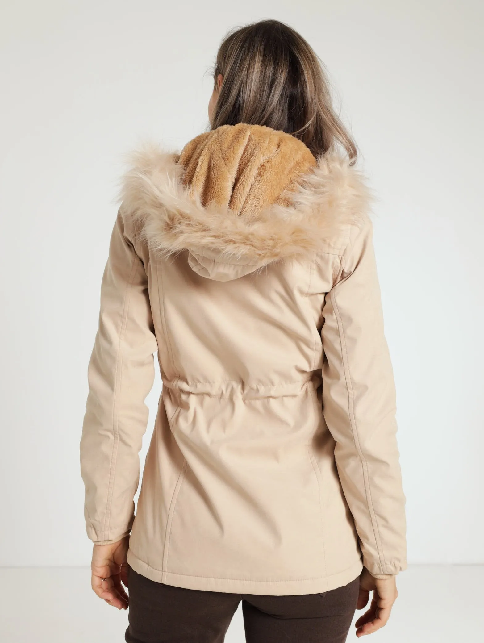 Padded Parker Jacket - Stone