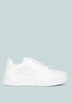 Panelling Detail Flatform Sneakers