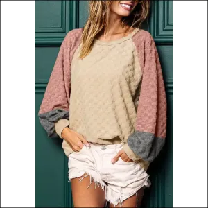 Patchwork Checked Lantern Sleeve: so Fetch! Needful Things. 😜