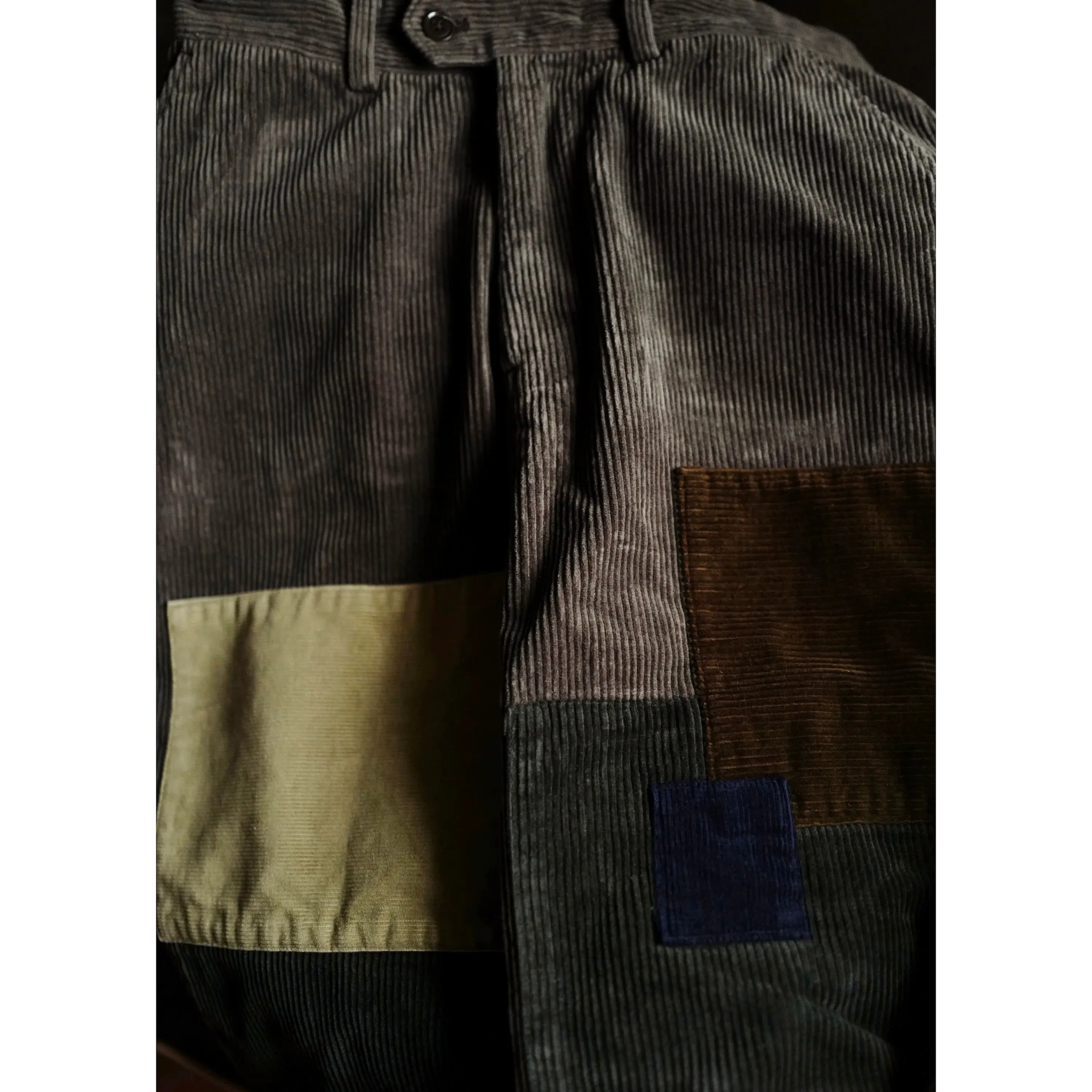 Patchwork Corduroy Trousers