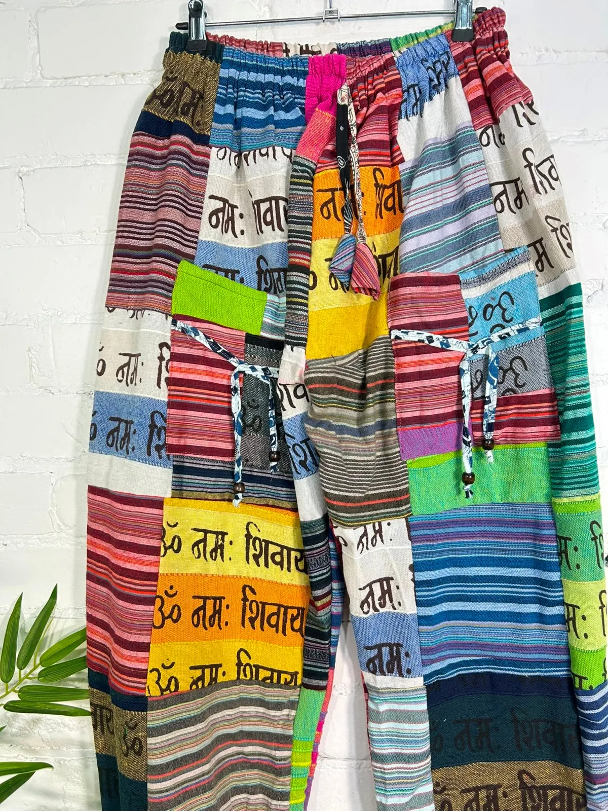 Patchwork Harem Trousers