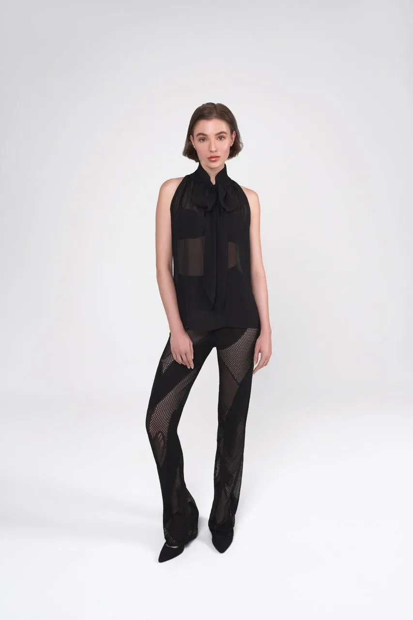 Patchwork Knitted Trousers