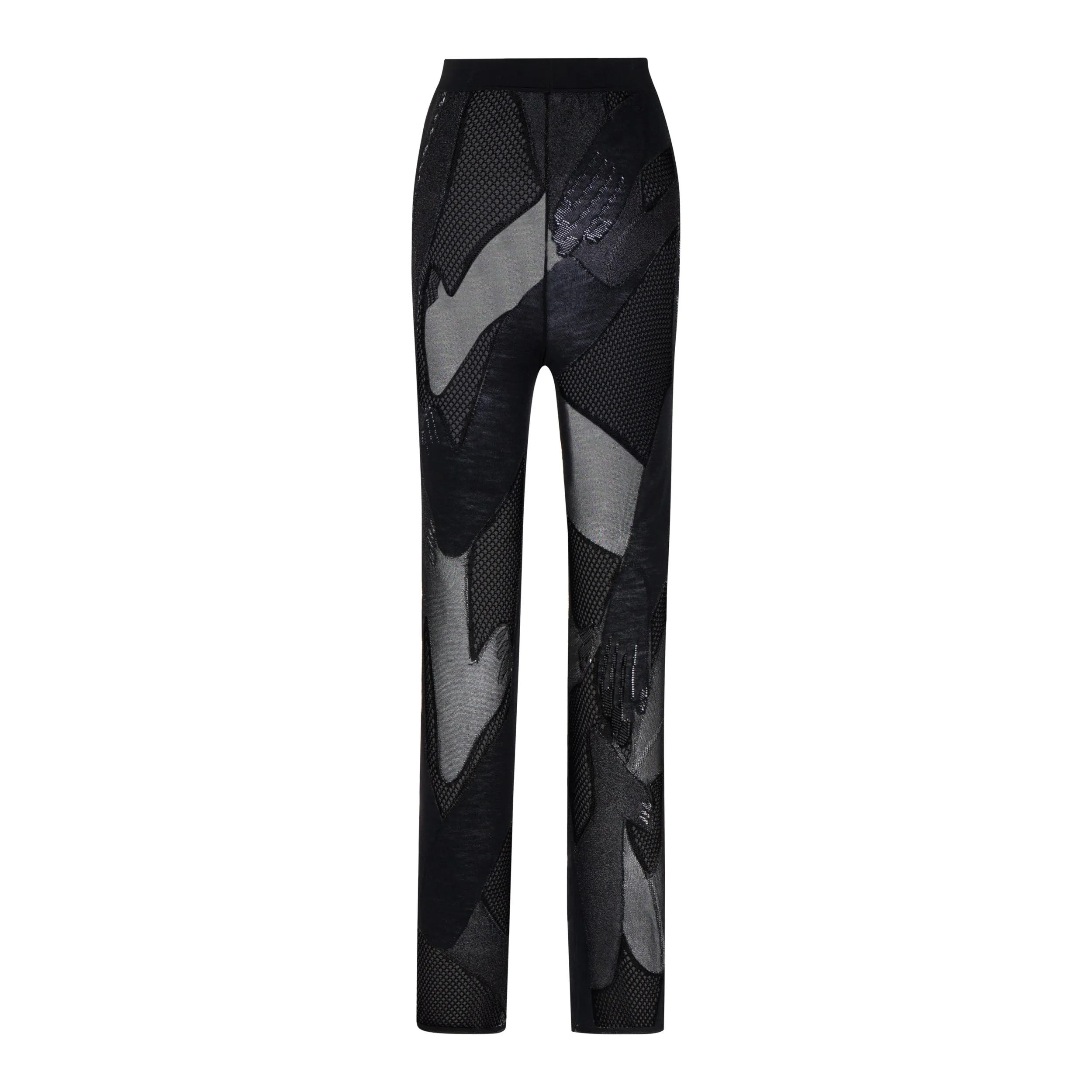 Patchwork Knitted Trousers