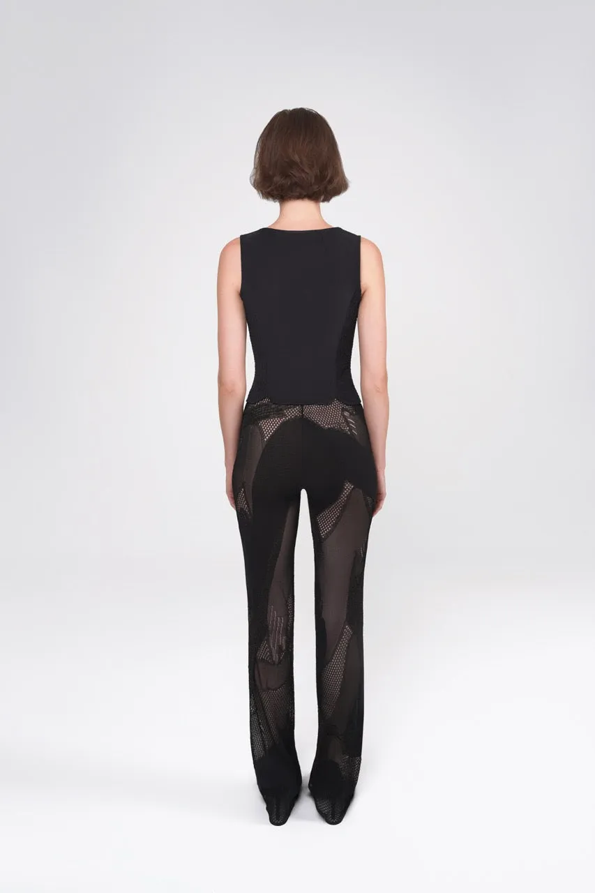 Patchwork Knitted Trousers