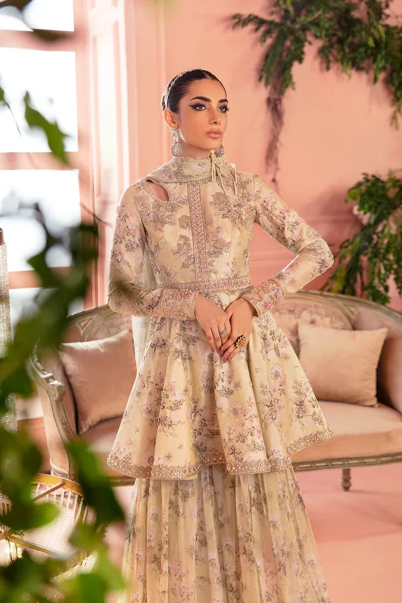 Peplum Frock and Sharara for Pakistani Wedding Party