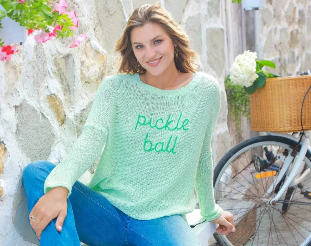 Pickleball Crew Cotton by Wooden Ships | Mojito/Seagreen