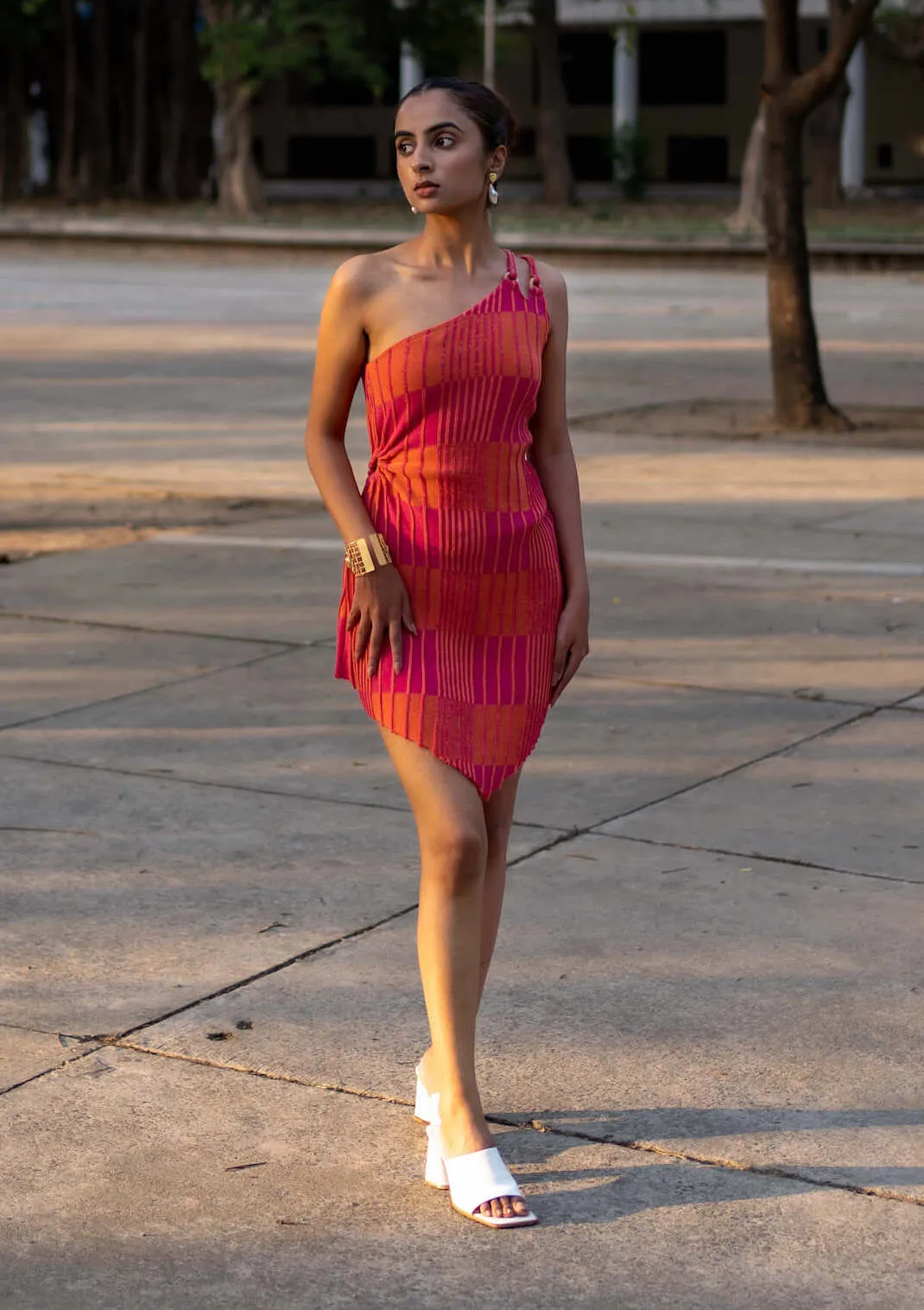 Pink Orange Sadie Dress