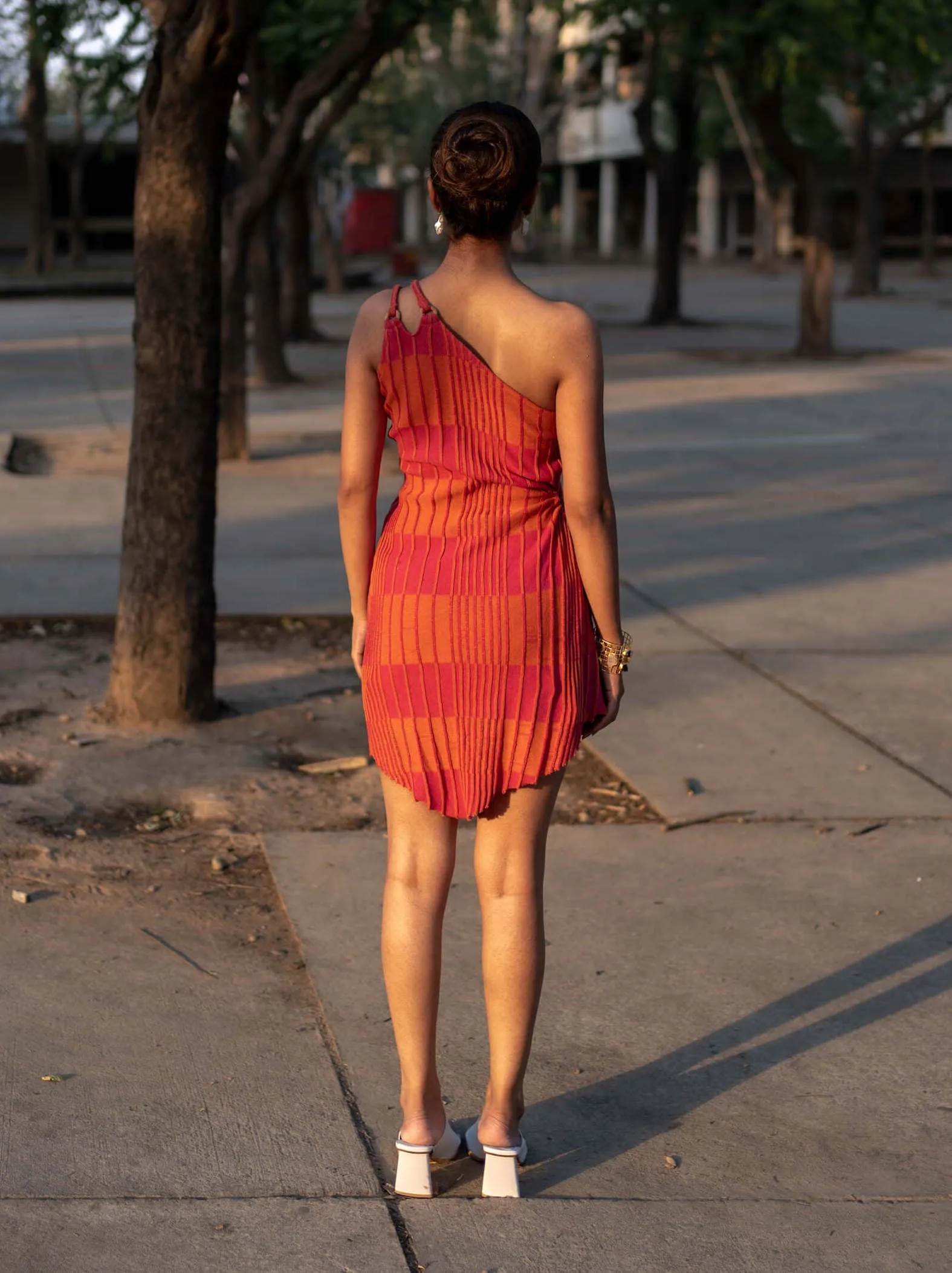 Pink Orange Sadie Dress
