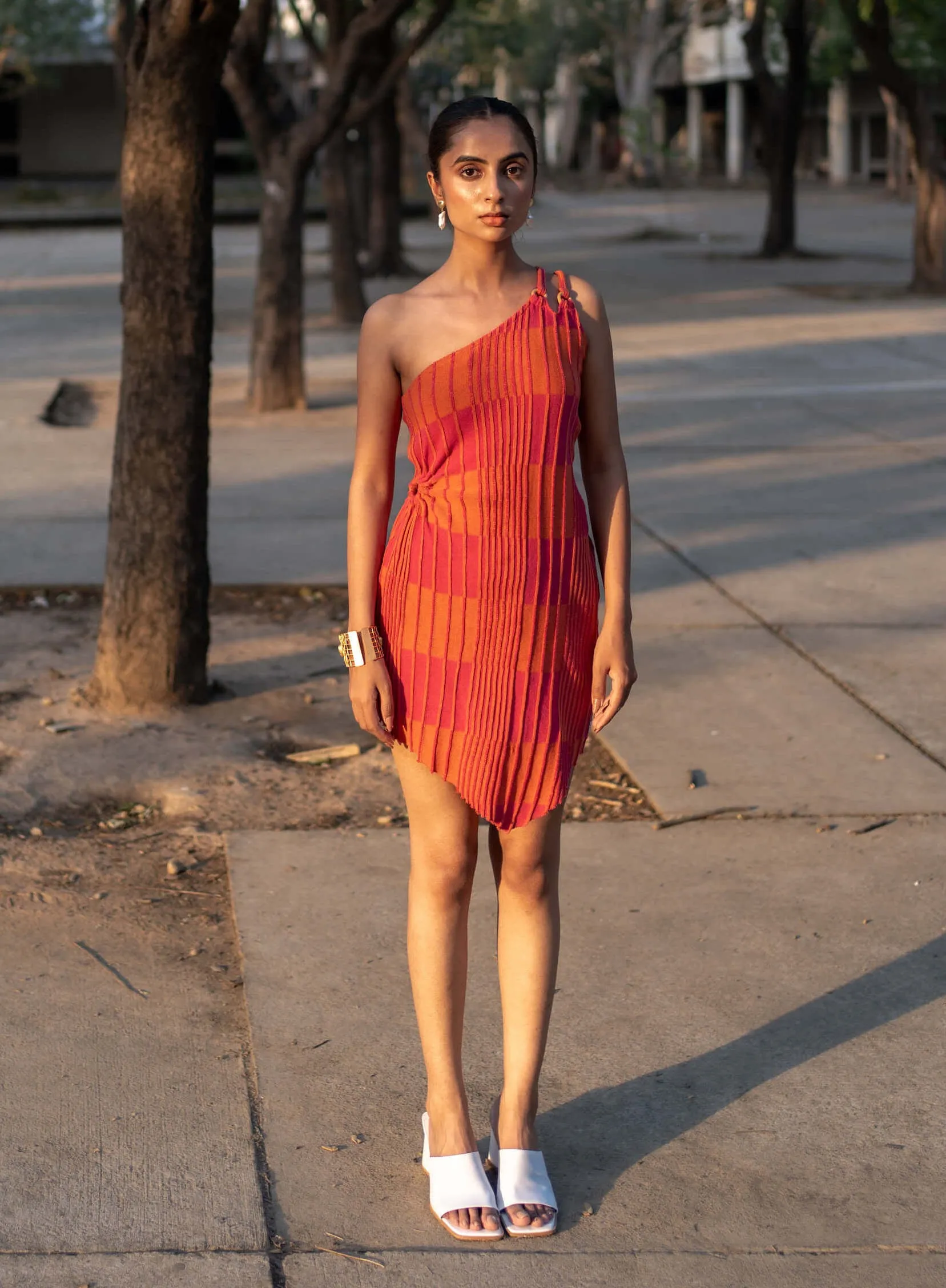 Pink Orange Sadie Dress