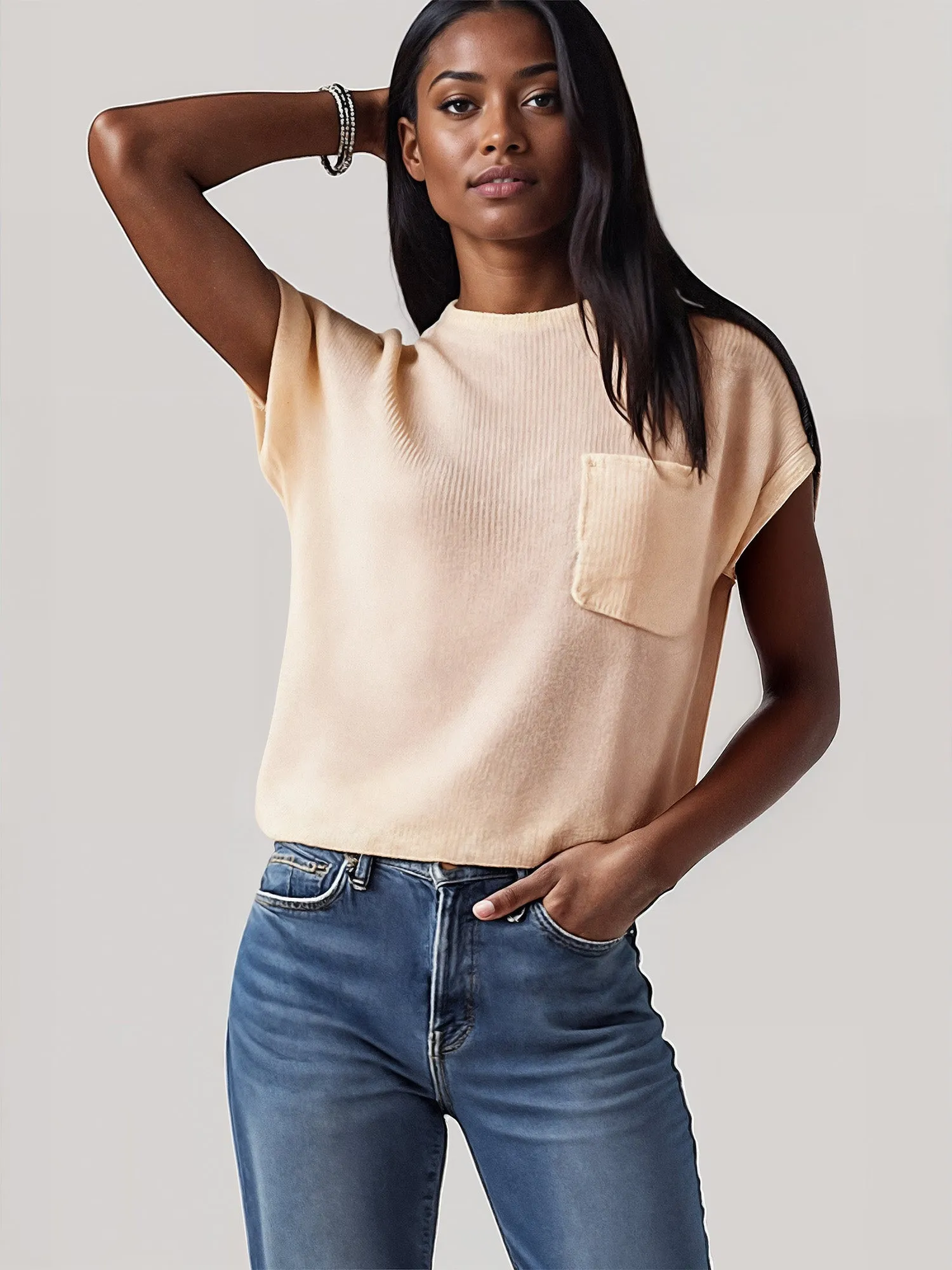 Pocket Sweater Tee