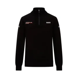 Porsche Motorsport Men's Team Knitted Sweater - Black
