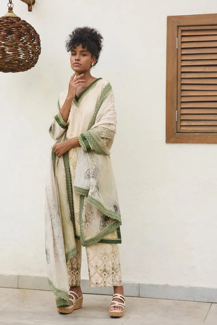 PRINT PATCHWORK- GREEN STORY