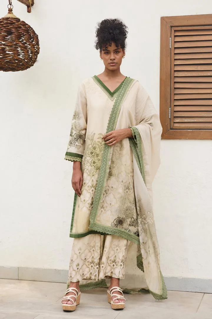 PRINT PATCHWORK- GREEN STORY