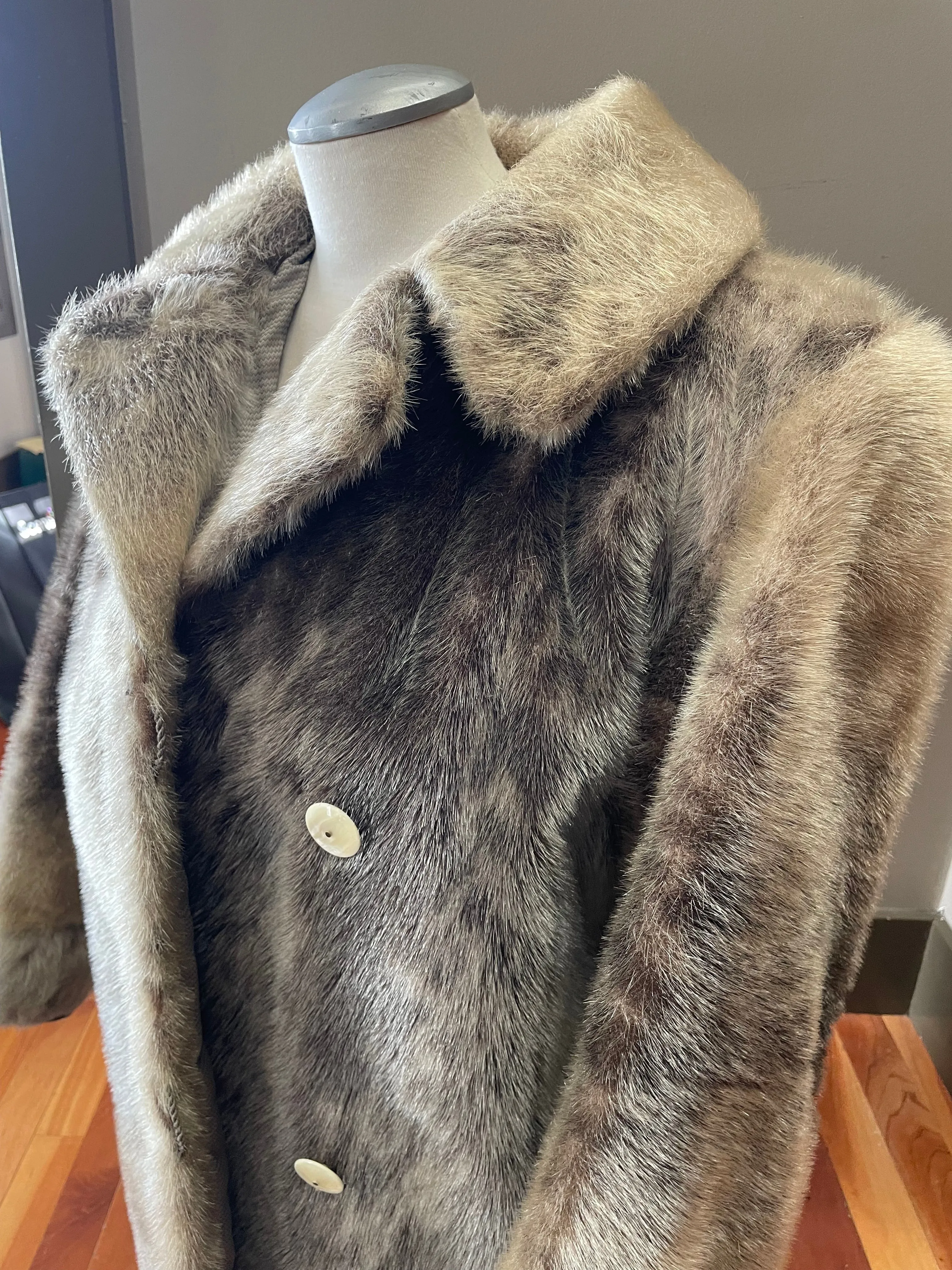 Rare! Vintage Seal Skin Coat for Men or Women