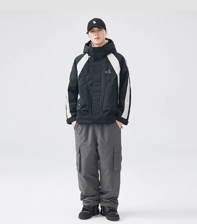 Relaxed-fit Waterproof Trucker Jacket with Thickened Design