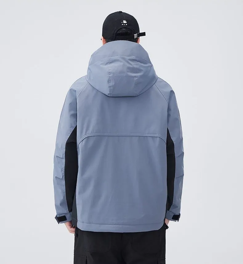 Relaxed-fit Waterproof Trucker Jacket with Thickened Design