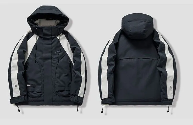 Relaxed-fit Waterproof Trucker Jacket with Thickened Design