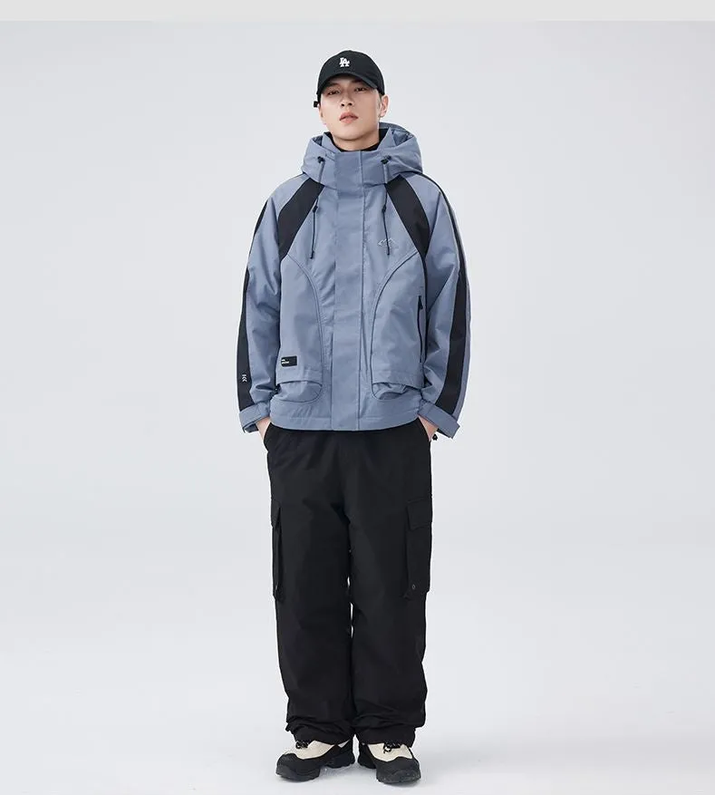 Relaxed-fit Waterproof Trucker Jacket with Thickened Design