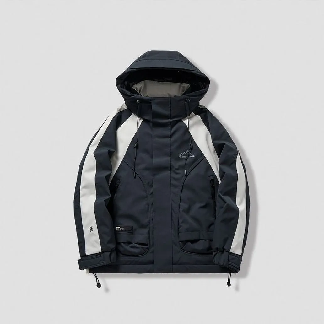 Relaxed-fit Waterproof Trucker Jacket with Thickened Design