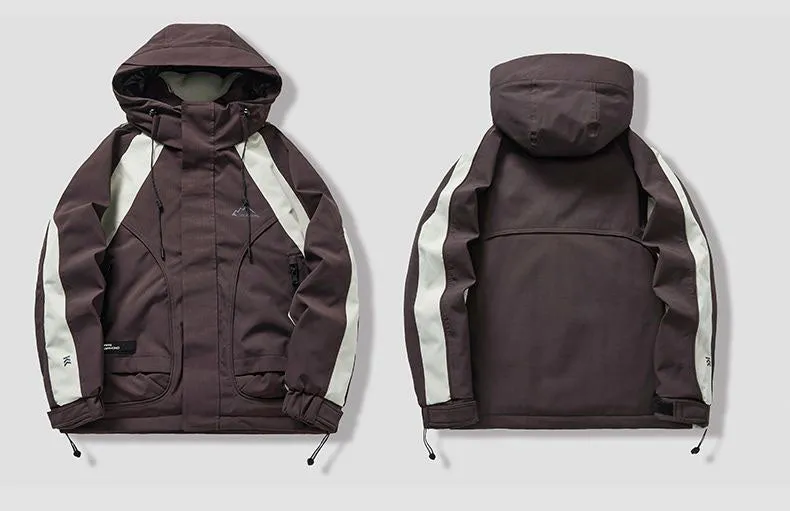 Relaxed-fit Waterproof Trucker Jacket with Thickened Design