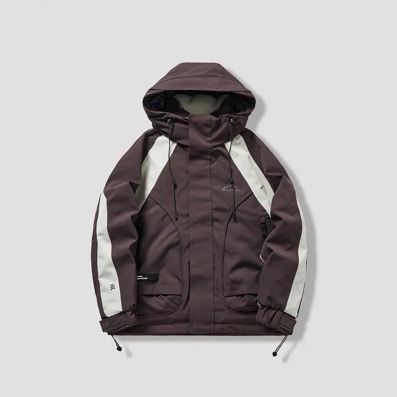 Relaxed-fit Waterproof Trucker Jacket with Thickened Design