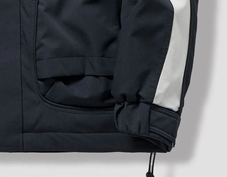 Relaxed-fit Waterproof Trucker Jacket with Thickened Design