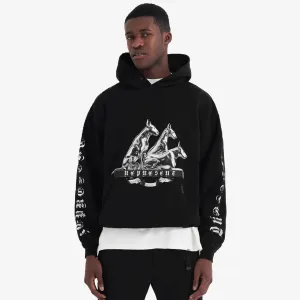 Represent | BULLTERRIER HOODIE  { JET BLACK
