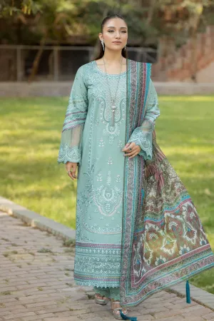 Royal Mint Green Embroidered Pakistani Salwar Kameez Dupatta Suit