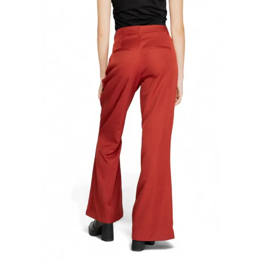 Rust Flared Pants