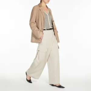 S MAX MARA Rosatea Long Trouser in Sand