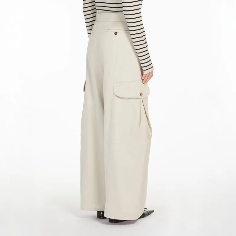 S MAX MARA Rosatea Long Trouser in Sand