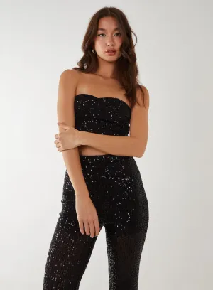 Sequin Corset Top