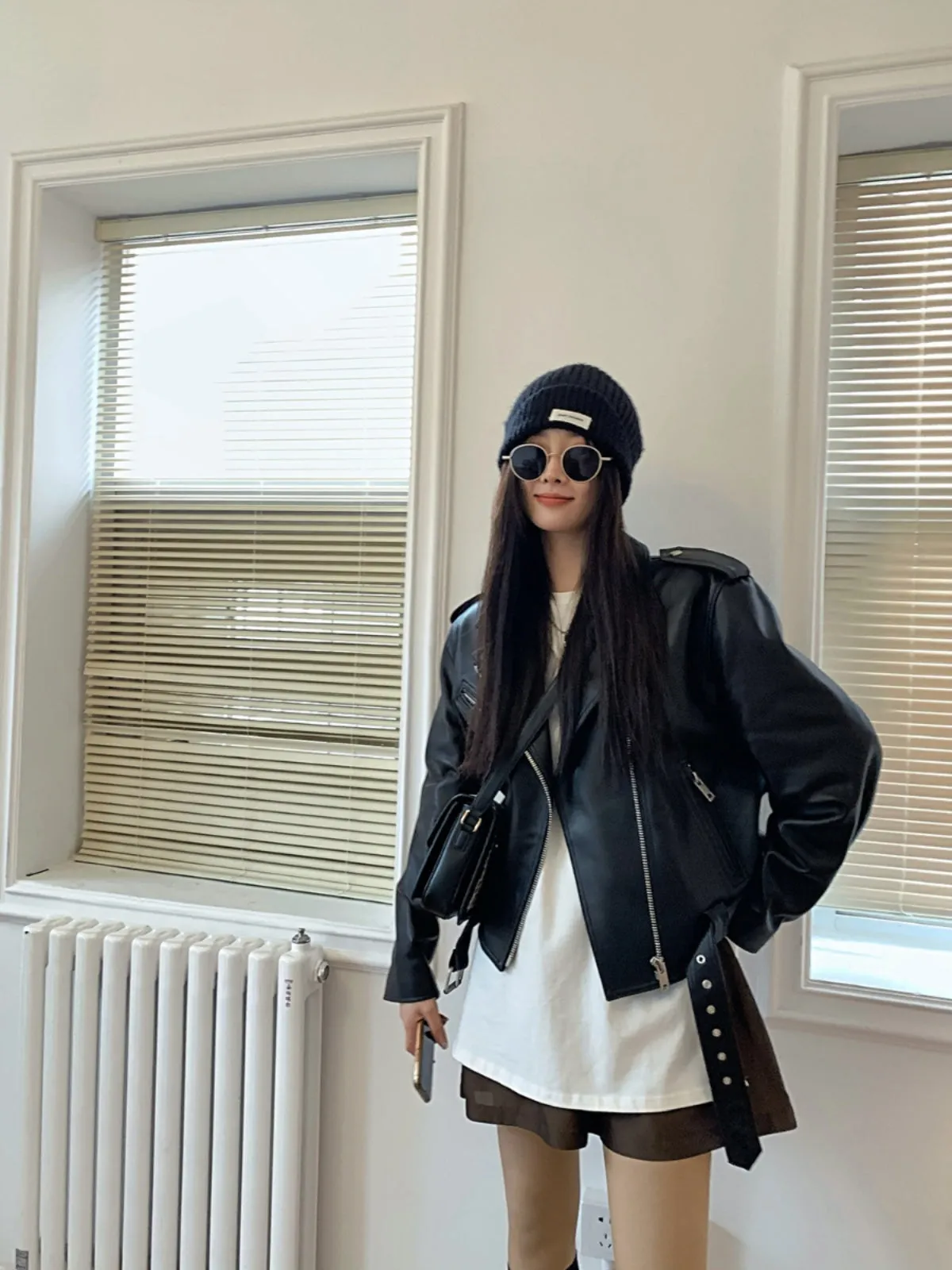 Sheepskin Motorcycle Jacket
