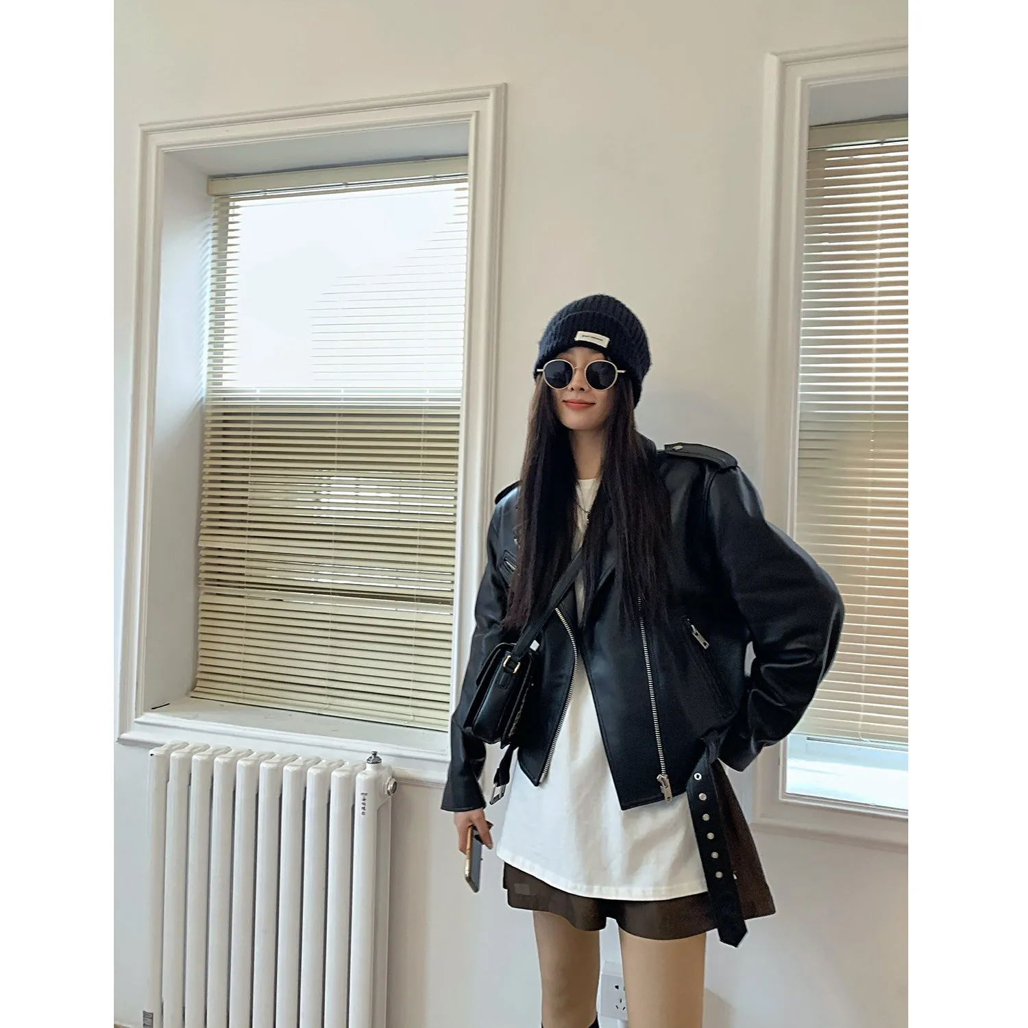 Sheepskin Motorcycle Jacket