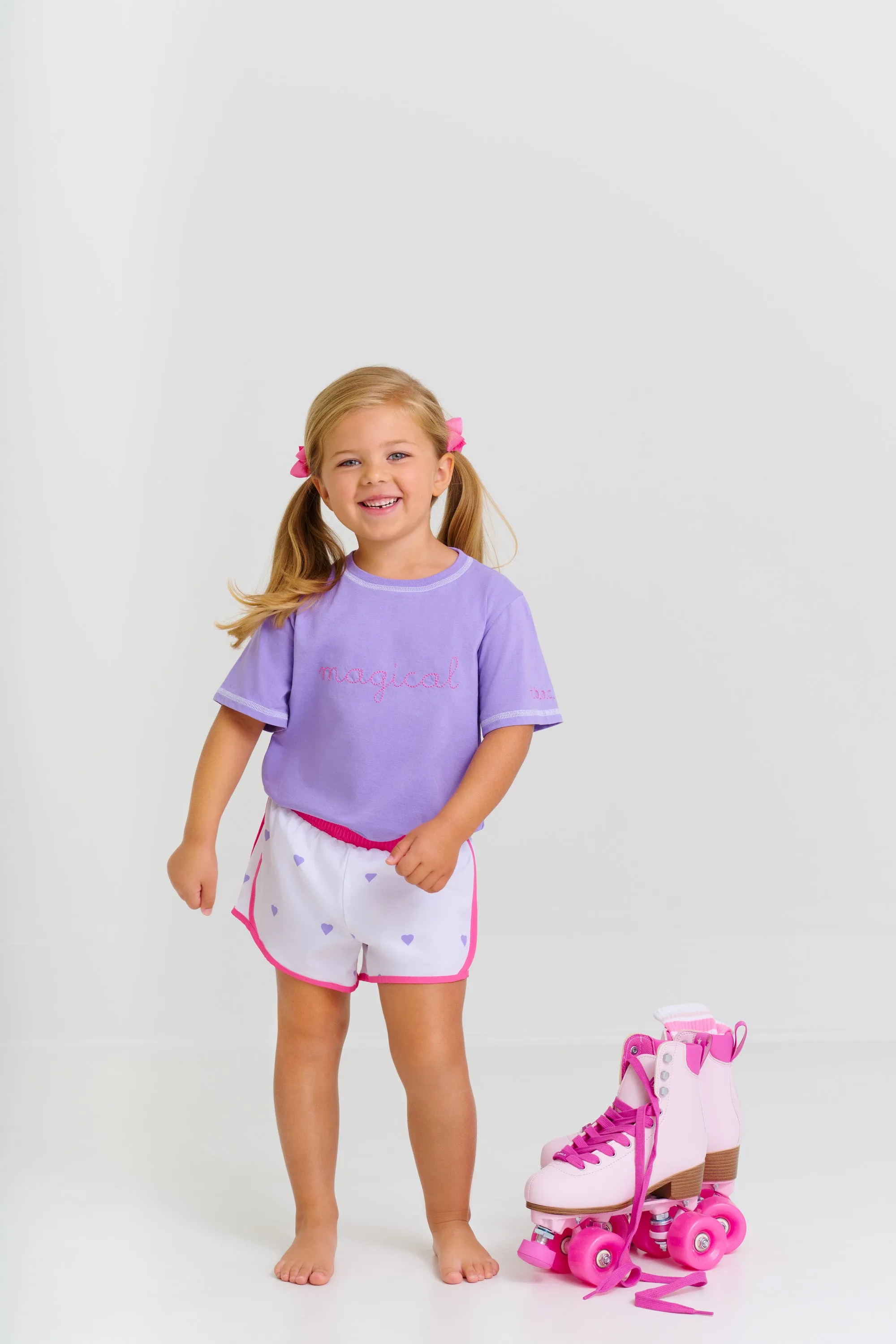 Sir Proper's T-Shirt - Palisades Purple with Magical Embroidery