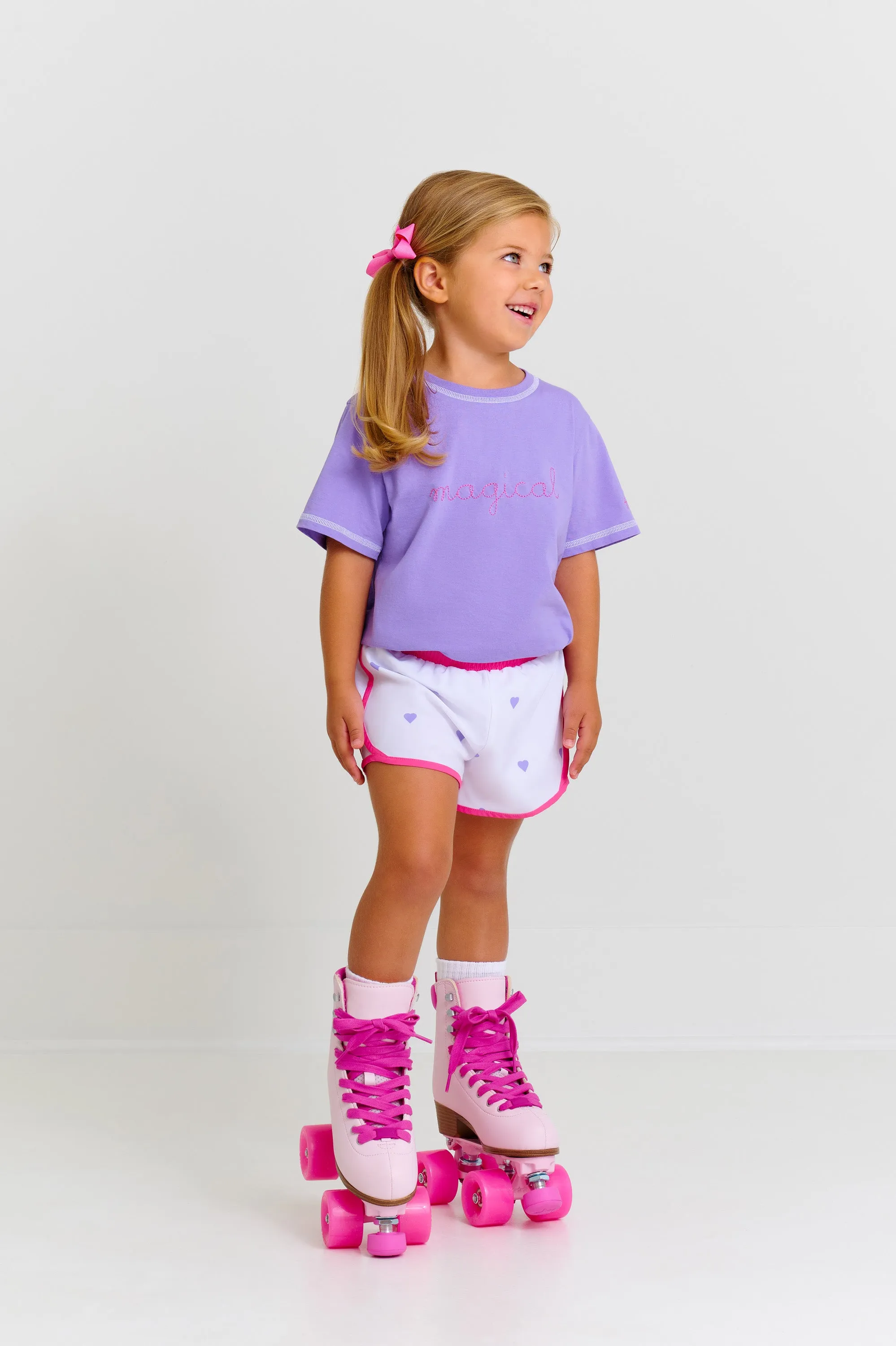 Sir Proper's T-Shirt - Palisades Purple with Magical Embroidery
