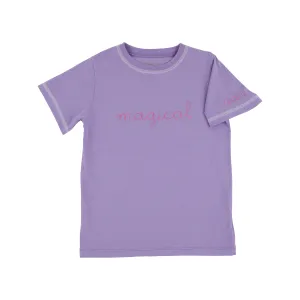Sir Proper's T-Shirt - Palisades Purple with Magical Embroidery