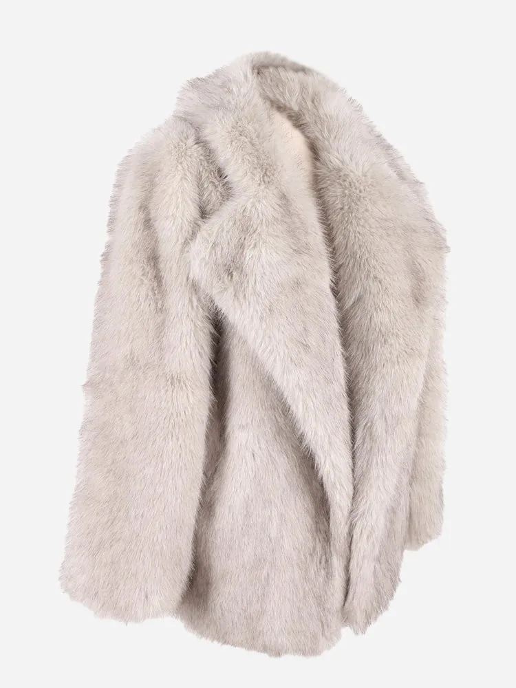 Soft Faux Fur Coat