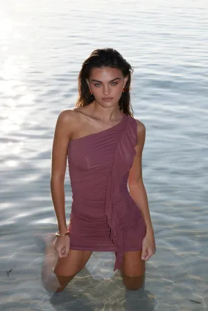 Spriza Mini Dress - Wine