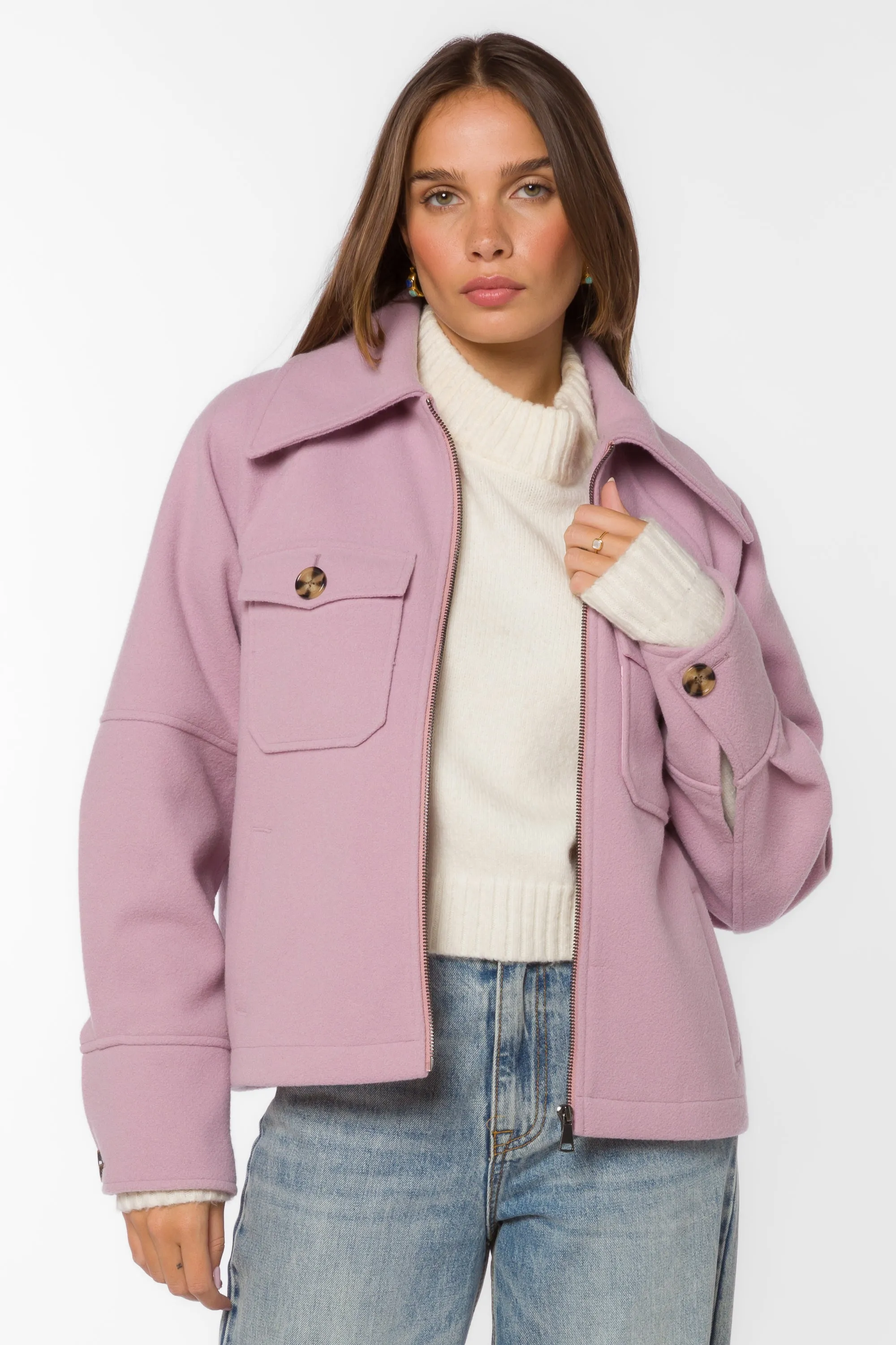 Stassi Muted Mauve Jacket