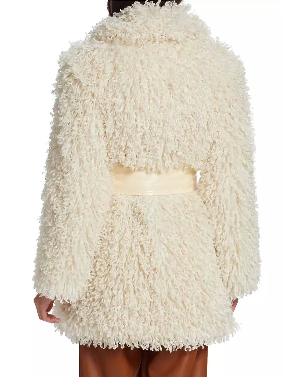 Staud Lydie Belted Sherpa Coat