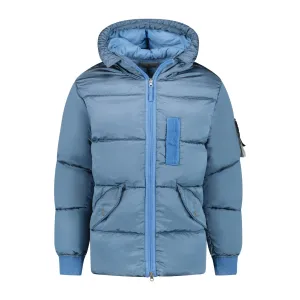 STONE ISLAND NYLON METAL PADDED JACKET BLUE