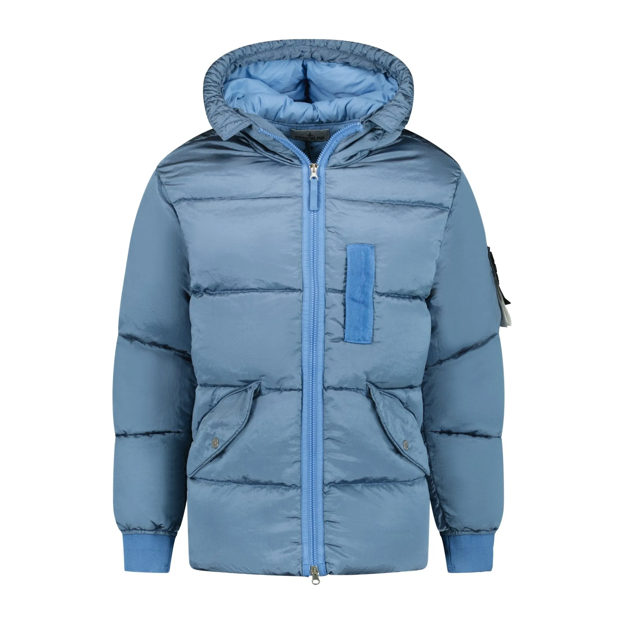 STONE ISLAND NYLON METAL PADDED JACKET BLUE
