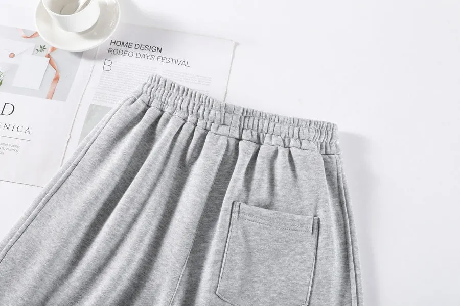 Stylish Patchwork Straight Leg Sweatpants for Women's Relaxed Fit
