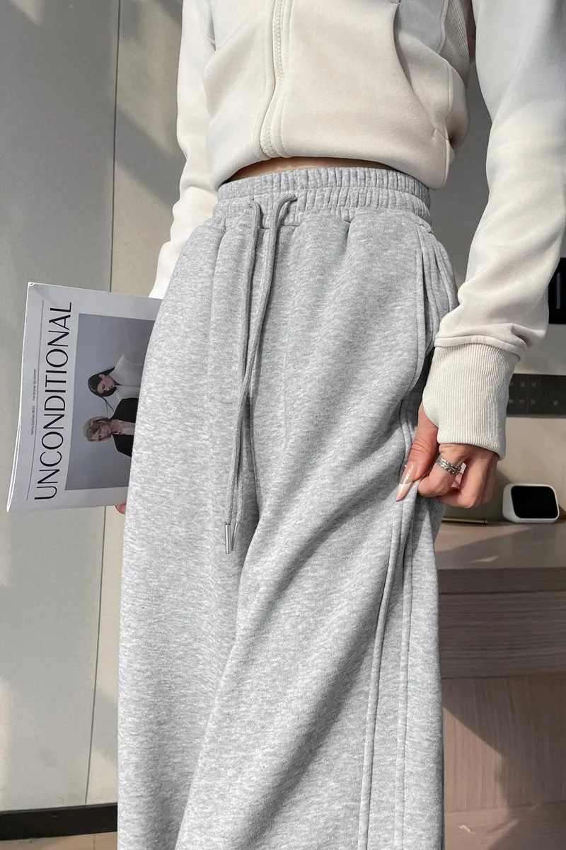Stylish Patchwork Straight Leg Sweatpants for Women's Relaxed Fit