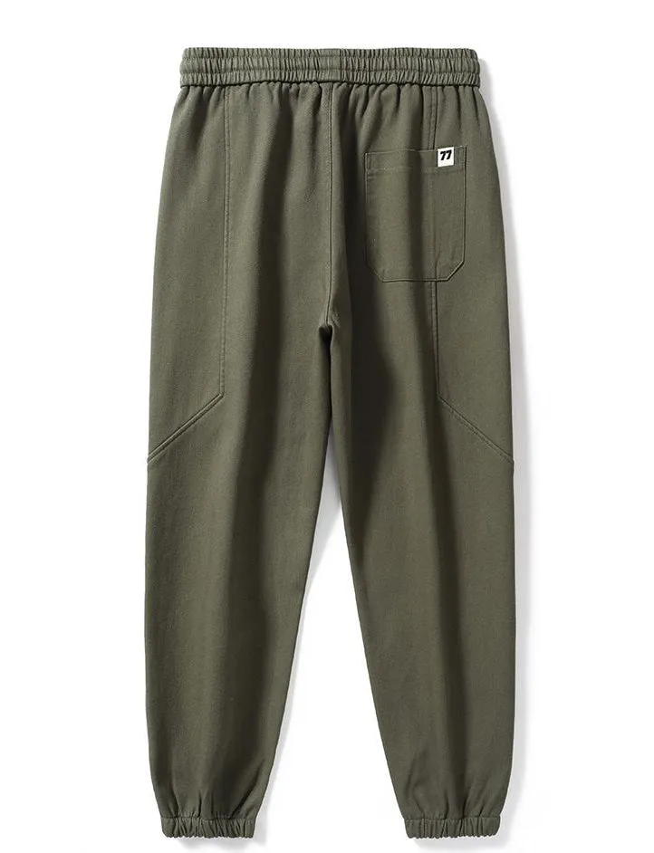 Stylish Patchwork Tapered-Leg Sweatpant for Men