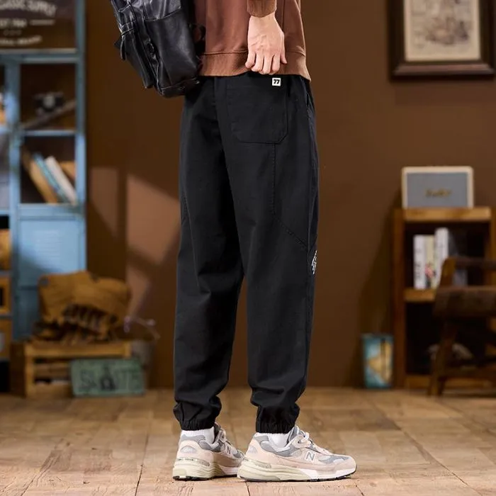 Stylish Patchwork Tapered-Leg Sweatpant for Men